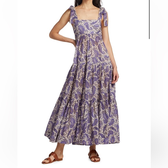 Zimmermann Devi Tie Shoulder Dress - Picture 4 of 13